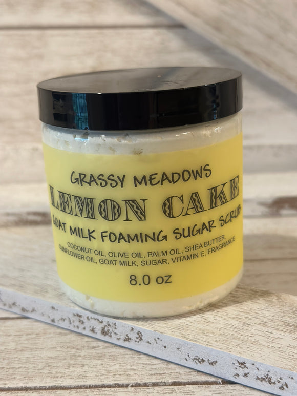 Lemon Cake Foaming Sugar Scrub